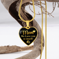 To My Mom Love You So Much Necklace Stainless Steel or 18k Gold Heart 18-22"-Express Your Love Gifts