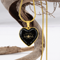 To My Mom Loving And Encouraging Mom Necklace Stainless Steel or 18k Gold Heart 18-22"-Express Your Love Gifts
