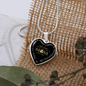 To My Mom Loving And Encouraging Mom Necklace Stainless Steel or 18k Gold Heart 18-22"-Express Your Love Gifts
