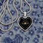 To My Mom Loving And Encouraging Mom Necklace Stainless Steel or 18k Gold Heart 18-22"-Express Your Love Gifts