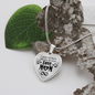 To My Mom No Voice Necklace Stainless Steel or 18k Gold Heart 18-22"-Express Your Love Gifts