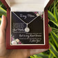 To My Mom So Much of Me Eternal Hope Necklace Message Card-Express Your Love Gifts