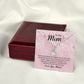 To My Mom Thank You For the Greatest Mom Alluring Ribbon Necklace Message Card-Express Your Love Gifts