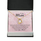 To My Mom Thank You For the Greatest Mom Forever Necklace w Message Card-Express Your Love Gifts