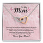 To My Mom Thank You For the Greatest Mom Inseparable Necklace-Express Your Love Gifts