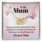 To My Mom There is No Better Friend Inseparable Necklace-Express Your Love Gifts