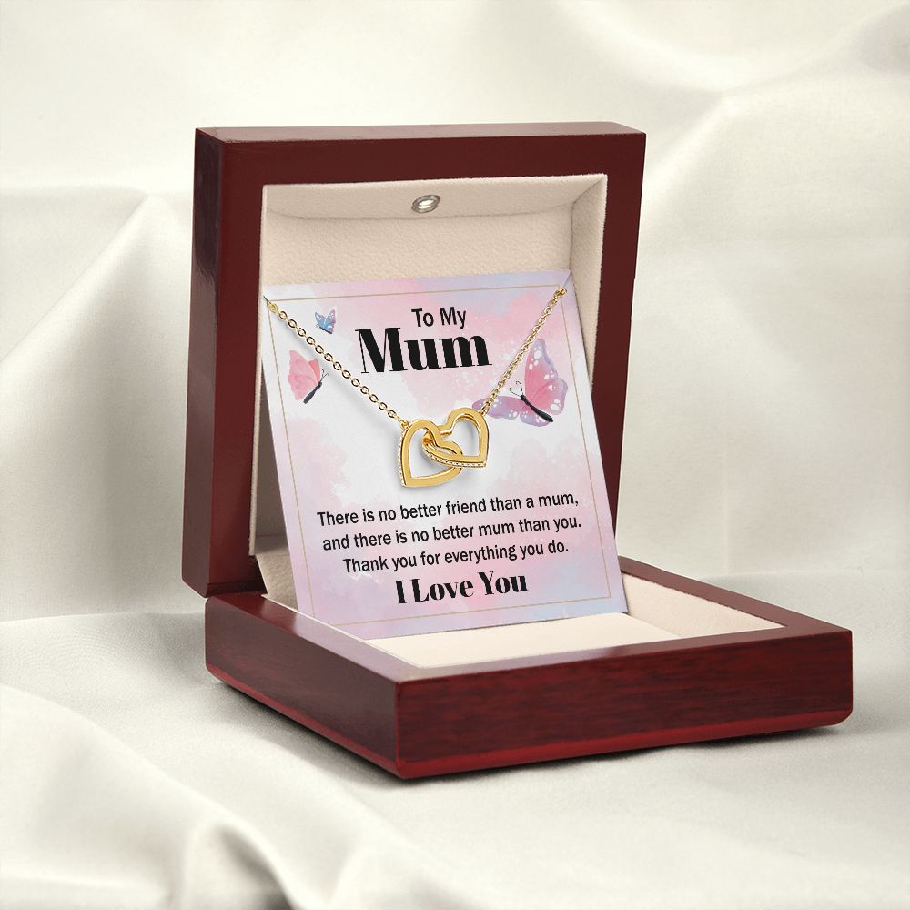 To My Mom There is No Better Friend Inseparable Necklace-Express Your Love Gifts
