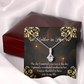 To My Mother-in-Law A Wonderful Mother-in-Law Alluring Ribbon Necklace Message Card-Express Your Love Gifts