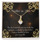 To My Mother-in-Law A Wonderful Mother-in-Law Alluring Ribbon Necklace Message Card-Express Your Love Gifts