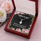 To My Mother-in-Law and Friend Alluring Ribbon Necklace Message Card-Express Your Love Gifts