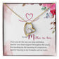 To My Mother-in-Law Forever Necklace w Message Card-Express Your Love Gifts
