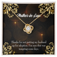 To My Mother-in-Law Funny Mother-in-Law Message Infinity Knot Necklace Message Card-Express Your Love Gifts