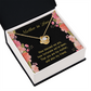 To My Mother-in-Law How Fortunate Infinity Knot Necklace Message Card-Express Your Love Gifts