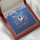 To My Mother-in-Law I Promise to Love Your Son Forever Necklace w Message Card-Express Your Love Gifts