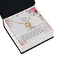 To My Mother-in-Law Infinity Knot Necklace Message Card-Express Your Love Gifts