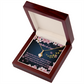 To My Mother-in-Law Marriage Second Mom Alluring Ribbon Necklace Message Card-Express Your Love Gifts