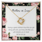 To My Mother-in-Law Mother-in-Law That Motivate Infinity Knot Necklace Message Card-Express Your Love Gifts