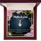 To My Mother-in-Law Mother in Love Alluring Ribbon Necklace Message Card-Express Your Love Gifts