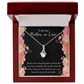 To My Mother-in-Law Perfect Soulmate Alluring Ribbon Necklace Message Card-Express Your Love Gifts