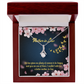 To My Mother-in-Law Plenty of Reasons Alluring Ribbon Necklace Message Card-Express Your Love Gifts