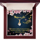 To My Mother-in-Law Plenty of Reasons Alluring Ribbon Necklace Message Card-Express Your Love Gifts
