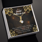To My Mother-in-Law Someone Wonderful Alluring Ribbon Necklace Message Card-Express Your Love Gifts