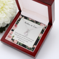 To My Mother-in-Law That Motivate Alluring Ribbon Necklace Message Card-Express Your Love Gifts