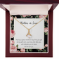 To My Mother-in-Law That Motivate Alluring Ribbon Necklace Message Card-Express Your Love Gifts
