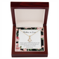 To My Mother-in-Law That Motivate Alluring Ribbon Necklace Message Card-Express Your Love Gifts
