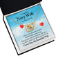 To My Navy Wife I Know the Distance is Hard Inseparable Necklace-Express Your Love Gifts