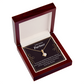 To My Partner Grow Old With You Alluring Ribbon Necklace Message Card-Express Your Love Gifts