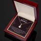 To My Partner Grow Old With You Alluring Ribbon Necklace Message Card-Express Your Love Gifts