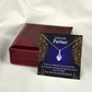 To My Partner In Everything Alluring Ribbon Necklace Message Card-Express Your Love Gifts
