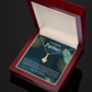To My Partner Most Wonderful Partner Alluring Ribbon Necklace Message Card-Express Your Love Gifts