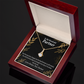 To My Partner Never Lose Hope Strength Alluring Ribbon Necklace Message Card-Express Your Love Gifts