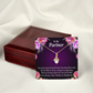 To My Partner Partner and Bestfriend Alluring Ribbon Necklace Message Card-Express Your Love Gifts