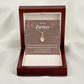 To My Partner Perfect Gift Of My Life Alluring Ribbon Necklace Message Card-Express Your Love Gifts