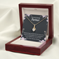 To My Partner You're Amazing Alluring Ribbon Necklace Message Card-Express Your Love Gifts