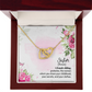 To My Sister A Female Sibling Inseparable Necklace-Express Your Love Gifts