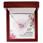 To My Sister A Female Sibling Inseparable Necklace-Express Your Love Gifts