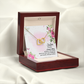 To My Sister A Female Sibling Inseparable Necklace-Express Your Love Gifts