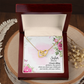 To My Sister A Female Sibling Inseparable Necklace-Express Your Love Gifts