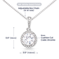 To My Sister A Sister is a Gift Eternal Hope Necklace Message Card-Express Your Love Gifts