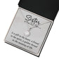 To My Sister A Sister is a Gift Eternal Hope Necklace Message Card-Express Your Love Gifts