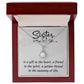To My Sister A Sister is a Gift Eternal Hope Necklace Message Card-Express Your Love Gifts