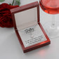 To My Sister A Sister is a Gift Eternal Hope Necklace Message Card-Express Your Love Gifts