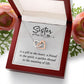 To My Sister A Sister is a Gift Inseparable Necklace-Express Your Love Gifts
