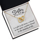 To My Sister A Sister is a Gift Inseparable Necklace-Express Your Love Gifts