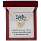 To My Sister A Sister is a Gift Inseparable Necklace-Express Your Love Gifts