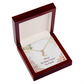 To My Sister Always My Sister Forever My Friend Alluring Ribbon Necklace Message Card-Express Your Love Gifts